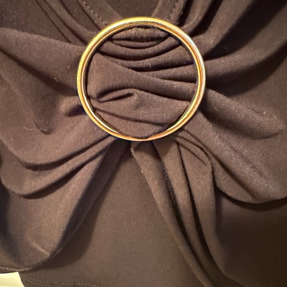 Michael Kors black wrap blouse, size M - Picture 4 of 6